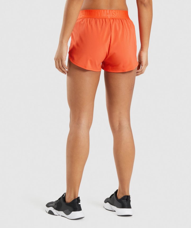 Women's Gymshark Training Loose Fit Shorts Orange | NZ 7RTVDG